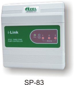SP-83: 3 ZONE PUMP / CIRCULATOR CONTROL (SWITCHING RELAY) WITH PRIORITY FOR HYDRONIC RADIANT FLOOR HEATING SYSTEMS