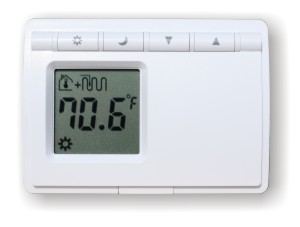 D-28F: NON-PROGRAMMABLE DIGITAL THERMOSTAT FOR HYDRONIC RADIANT FLOOR HEATING (BATTERY OPERATED)