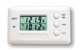Dual Zone Digital Temperature Gauge(thermometer) with 2 sensor probes